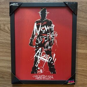 A Nightmare on Elm Street Red Horror‎ Poster